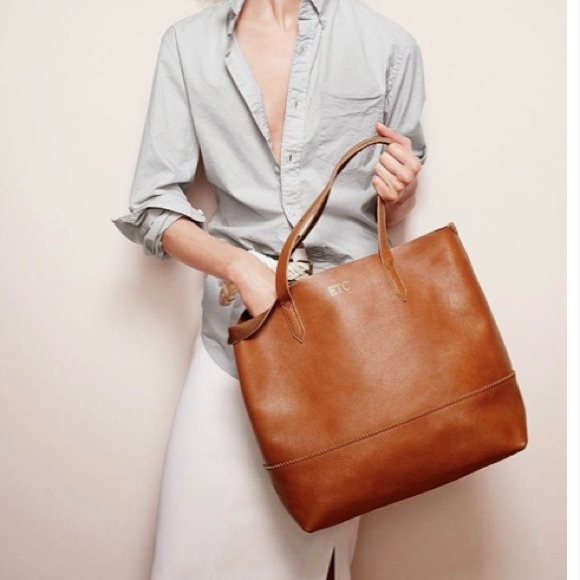 J. Crew Handbags - J Crew Leather Tote